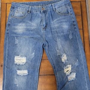 Voeeron, Men's 36×34,  Distressed Jeans